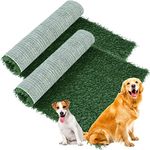 XLX TURF Artificial Dog Grass Pee Pads 2 Pack, 45.7cm x 58.4cm Replacement Potty Training Turf Mat for Indoor/Outdoor Pet Puppy Use