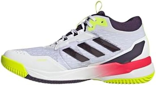 Adidas Men's Crazyflight 6 Mid Top, White/Aurora Met./Semi Lucid Red, 9.5