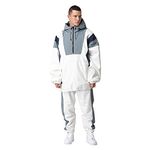 Mens Snowboarding Suit Waterproof Windproof Ski Jacket Pants Set Two Piece Snowsuits Ski Suit for Winter Sports