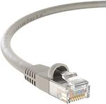 InstallerParts (10 Pack) Ethernet Cable CAT5E Cable UTP Booted 10 FT - Gray - Professional Series - 1Gigabit/Sec Network/Internet Cable, 350MHZ