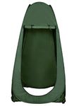 divinezon Polyester Foldable Portable Pop Up Cloth Changing Toilet Tent for Camping Hiking and Picnic, (120 X 120 X 190 cm, Green)