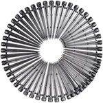 TIMESETL 50pcs Irrigation Drippers for 4mm/7mm Tube 360 Degree 8 Holes Adjustable Watering System Micro Flow Drip Irrigation Kit