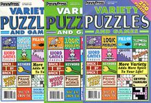 Penny Press Variety Puzzles and Games - Lot of 3 (Picked At Random)