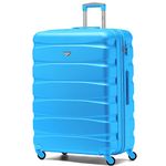 Flight Knight Lightweight 4 Wheel ABS Hard Case Extra Large Suitcase Approved for Over 100 Airlines Including easyJet, British Airways, Ryanair, Jet2, Emirates & Many More - Check-in Large Size 29"