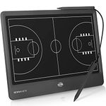 Newnaivete Basketball Coaching Board, 12.8‘’ Electronic Basketball Tactical Marker Board with Stylus Pen, Lightweight Portable Digital Coach Board for Basketball Coach and Game Plan