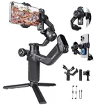 FeiyuTech Scorp Mini 3 Gimbal Stabilizer for iPhone, Built-in AI Tracker 3-Axis Smartphone Gimbal, Phone Stabilizer with Cooling Fan and Integrated Grip Design, Touch Screen, 2KG(4.41lb) Payload