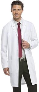 Dickies Unisex Everyday Unisex 40 Inch Lab Coat, White, Large