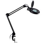 Quality Optics Clamp-On Desk Lamp (Black, 3X - LED)