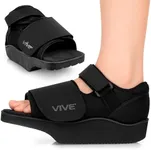 Vive Offloading Post-Op Shoe - Forefront Wedge Boot for Broken Toe Injury - Non Weight Bearing Medical Recovery for Foot Surgery, Hammer Toes, Bunion, Feet, Orthopedic (Large)