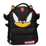 AI ACCESSORY INNOVATIONS Sonic Backpack for Boys & Girls Bookbag with Adjustable Shoulder Straps & Padded Back,16 Inch, Black, 16in Backpack, Backpack