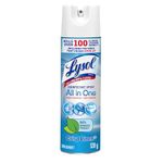 Lysol Disinfectant Spray, All in One, Crisp Linen, Disinfect and Eliminate Odours on Hard Surfaces and Fabrics, Kills 99.99% of Viruses & Bacteria, 539g