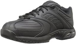 Dr. Scholl's Shoes Men's Cambridge II Slip Resistatnt Work Sneaker, Black, 11