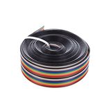 Eowpower 20 Pin Rainbow Color Flat Ribbon Cable IDC Wire Cable 5 M Length