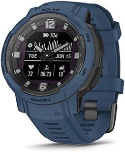 Garmin Instinct Crossover Solar Smartwatch, Tidal Blue