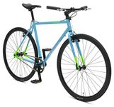 Retrospec Bicycles AMOK V2 CycloCross Convertible Single-Speed/Commuter Bike with Chromoly Frame, Hi-Vis Blue, 60cm/X-Large