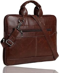 Bagneeds® Men's Brown Synthetic Leather Best Laptop Messenger Bag Satchel for Men& Women