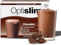 Optislim VLCD Shake - Very Low Calorie Diet Meal with High Protein and Calcium - Chocolate Flavour - 21 x 43g Sachet