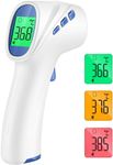 Non-Contact Forehead Thermometer for Adults and Kids, Digital Infrared Thermometer for Baby with 1s Instant Reading, High Accuracy, Fever Alarm and Memory Function