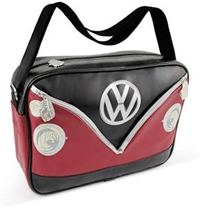 BRISA VW Collection - Volkswagen Bolsa de hombro de viaje y ocio T1 Camper Bus (Bus Front/Negro)