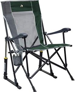 GCI Outdoor Roadtrip Rocker Collapsible Rocking Chair & Outdoor Camping Chair