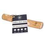 iDoggos-Coffee Wood Chew Sticks | 1 Medium Size Natural Wood Sticks Dog Toys and Treats | Handcrafted Pet Accessory | Long-Lasting Puppy Chew Toys | Aggressive Chewers and Puppies Teething Fetch