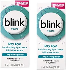 Blink Tears Lubricating Eye Drops (Mild-Moderate Dry Eye), 0.5 FL OZ (15 ml) - 2-Pack
