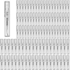 Sayhi 100pcs 4ml Mini Spray Bottle Portable Cute Perfume Mouthwash Atomizer