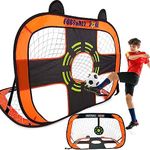 Lubibi Football Goal Posts for Kids，Pop up Goal for Children Target ，Goal Net Foldable and Portable Soccer Goal net Outdoor Garden and Indoor Toy Football Training Equipment Festive Birthday Gift