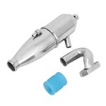 RC Exhaust Pipe, 1/10 Exhaust Pipe Car Engine Upgrade Parts Compatible with HSP RC Nitro Buggy Car