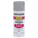 Rust-Oleum 2081830 Stops Rust Spray Paint, 12-Ounce, Flat Light Gray Auto Primer