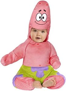 Spirit Halloween SpongeBob SquarePants Baby Patrick Star Costume | Officially Licensed | Nickelodeon 0-6m