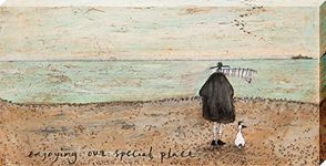 Art Group WDC93259 The Sam Toft Enjoying Our Special Place Canvas Print 50 x 100cm, Wood, Multi-Colour, 50 x 100 x 1.3 cm