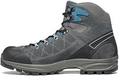 SCARPA Men's Kailash Trek GTX Waterproof Gore-Tex Lightweight Boots for Backpacking and Hiking, Shark Grey/Lake Blue, 7-7.5