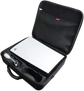 HERMIT SHELL Hard EVA Travel Case for PlayStation 5 Console on Two gamepads by Hermitshell [PlayStation] …