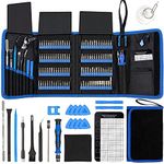 Pardarsey Screwdriver Sets 142-Piece Electronics Precision Screwdriver with 120 Bits Magnetic Repair Tool Kit Compatible for iPhone, MacBook, Computer, Laptop, PC, Tablet, PS4, Xbox, Nintendo