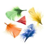 Darice All Purpose Feathers - Assorted Bright Color - 14 grams