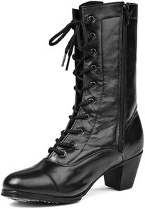 Colonial 129 Women's Boots, Black, 5.5 US, 22.5 MX