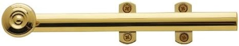 Baldwin 0370031 Surface Bolt, Unlacquered Bright Brass