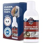 RJM ENTERPRISE Stainless Steel Cleaner&Rust Remover- Anything Can Wipe Away On The Surface. Wouldn'T You Rather Get Under The Rust And Remove Permanently?(4 Oz)