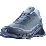 Salomon Alphacross 5 Women's Trail Running Shoes, Powerful Grip, Long Lasting Comfort, and Versatile Performance, Bering Sea, 7