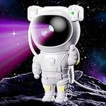 Astronaut Star Projector Night Light - Space Projector Galaxy Starry Nebula Ceiling Projection Lamp with Timer, Remote and 360°Adjustable, Gift for Kids Adults for Bedroom, Gaming Room Decor Aesthetic