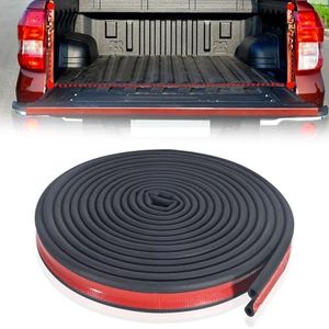 Neoprene Rubber Tonneau Cover Seal, Self-Adhesive Black Truck Tailgate Tonneau Cover Seal Strip, 295x1.5inch,1PCS