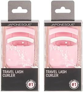 JAPONESQUE Travel Eyelash Curler (Pink, 2 Pack)