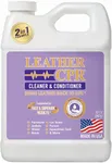 Leather CPR | 2-in-1 Leather Cleaner & Leather Conditioner (32oz) | Cleans, Restores, Conditions, & Protects Furniture, Car Seats, Purses, Shoes, Boots, Saddles/Tack, Jackets, & Auto Interior