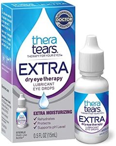 TheraTears Extra Dry Eye Therapy Lubricating Eye Drops for Dry Eyes, 0.5 fl oz Bottle