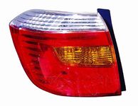 Depo 312-1988L-US Toyota Highlander Driver Side Taillight Unit Without Bulb