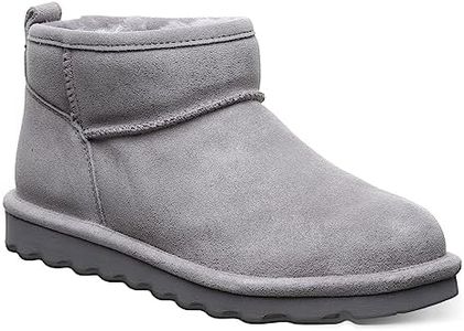 Bearpaw Women's shorty ankle boots, Gray Fog, 8 AU