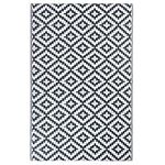 Gardenista Outdoor Garden Rug | Reversible Waterproof Rug | Rugs for Garden, Beach, Conservatory, Hallway, Backyard | Foldable Floor Mat for Deck, Patio, Balcony | Durable & Lightweight (Aztec)