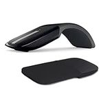 Akozon Mouse Wireless, Wireless Arc Mouse Touch Thin Arc Bluetooth Surface Receiver S Pro Touch Portable Folding Optical