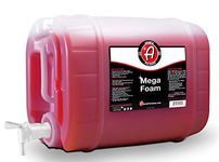 Adam’s Mega Foam Shampoo - pH Neutral Wash Soap Designed For Mega Suds In Your Bucket, Foam Cannon, Gun, Sponge, Mitt, Chamois - Won’t Strip Wax Sealants or Ceramic Coatings (5 Gallon)